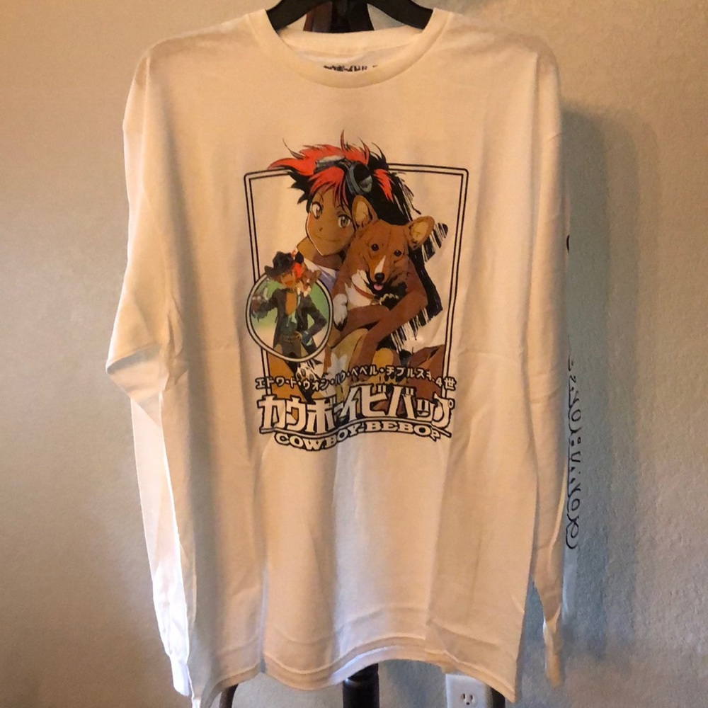 Anime COWBOY BEBOP Radical ED!!! Large Long-Sleeved T-Shirt!!!  NEW!!!